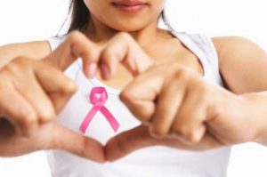 cancro seno fiocco rosa donna